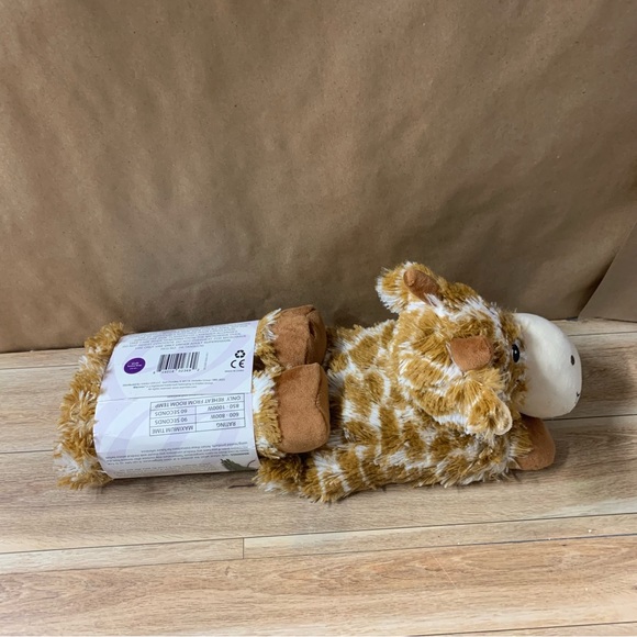 Warmies Giraffe Plush Microwaveable Neck Wrap  Heat Pad Lavender Heating Cooling - Picture 4 of 7